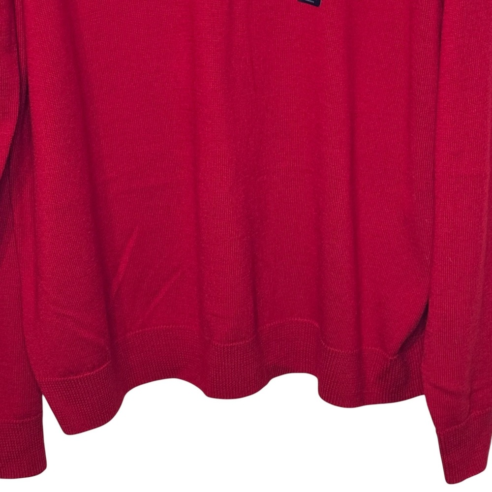 Hart Schaffner Marx Men's Sweater Extra Fine Merino Wool Briella Yarn V-Neck XL - Picture 3 of 12